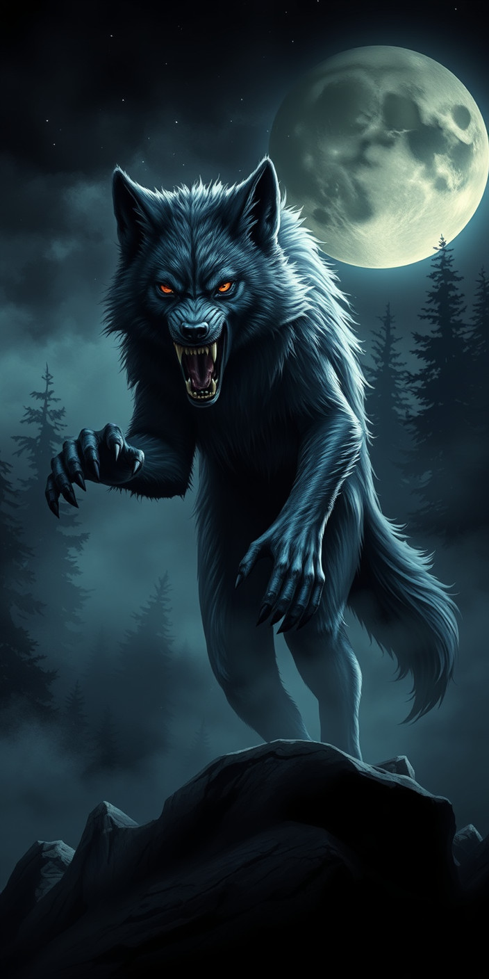 Werewolf 10 Phone Wallpaper