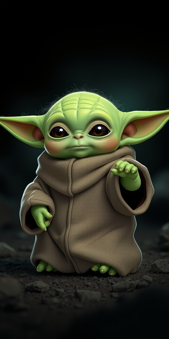 Baby yoda  i 3 Phone Wallpaper