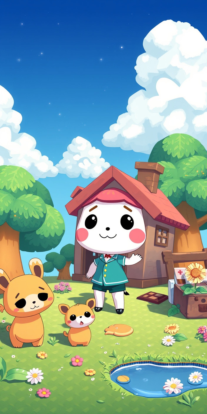 Animal crossing 10 Phone Wallpaper