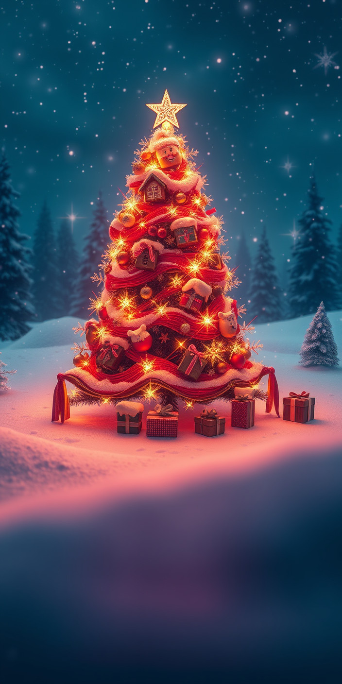Christmas  laptop 7 Phone Wallpaper