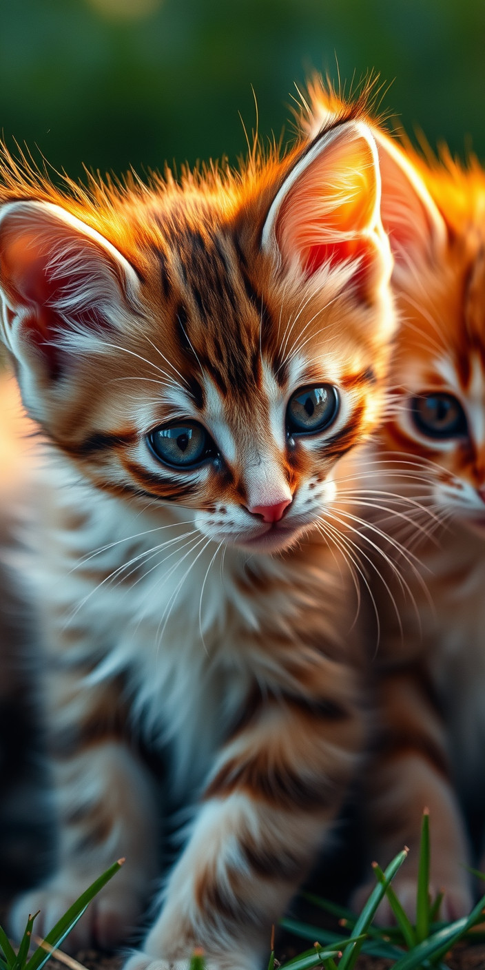 Kittens 9 Phone Wallpaper