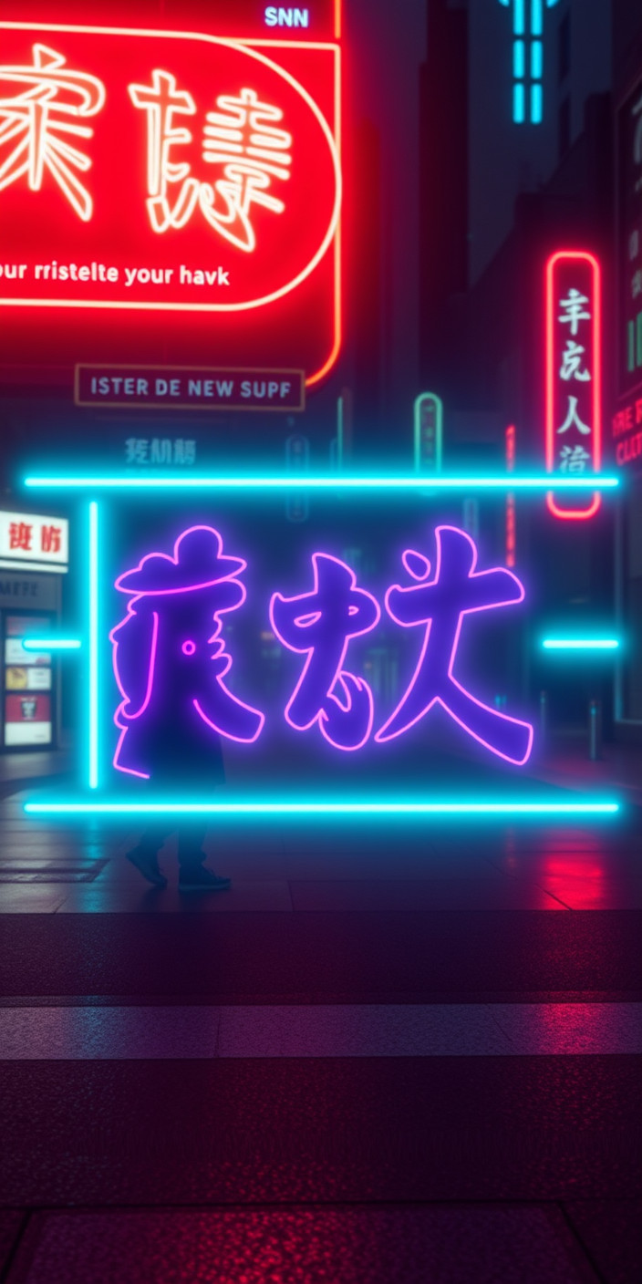 Neon  4k 9 Phone Wallpaper