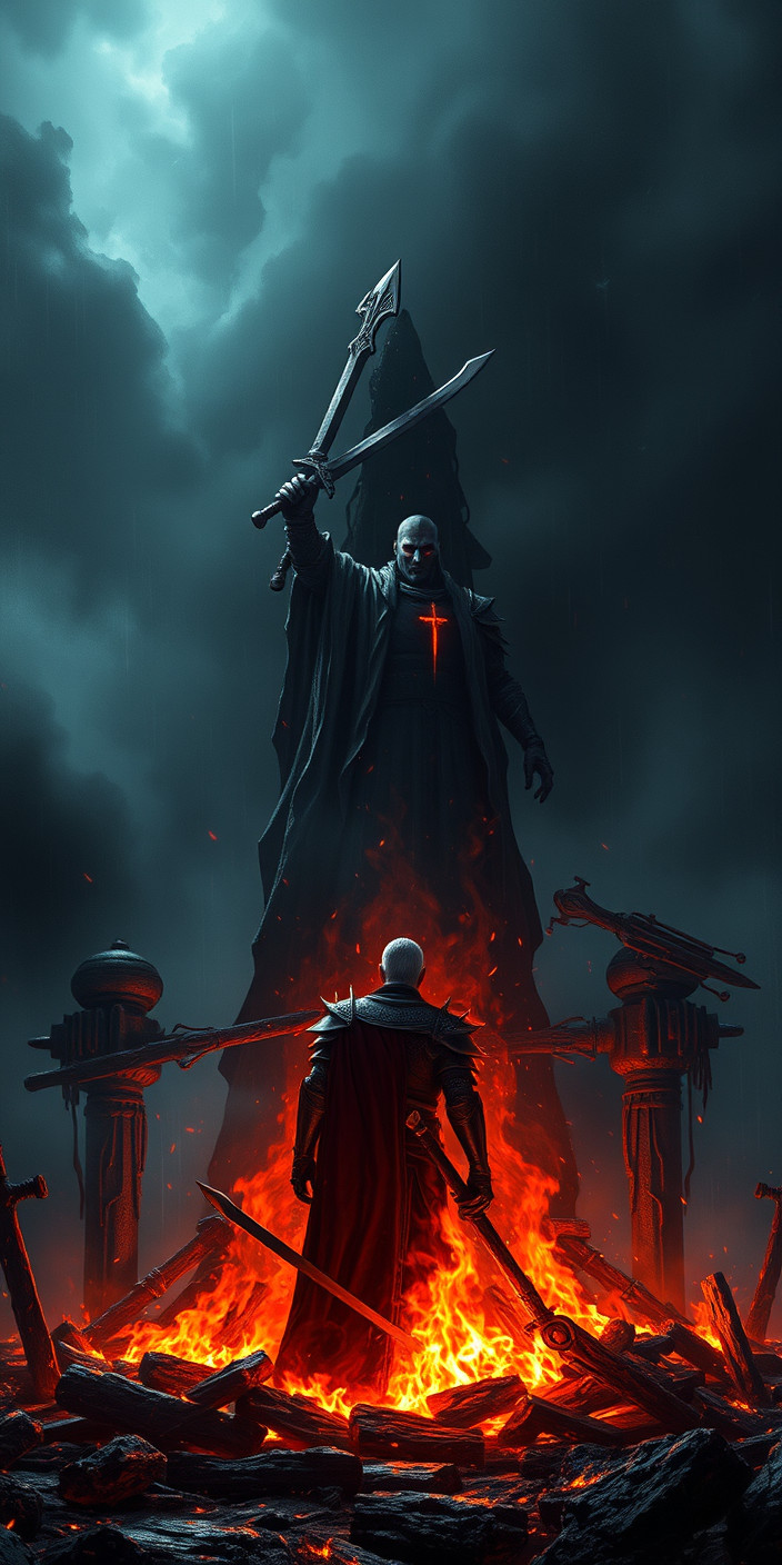 Dark souls bonfire 1 Phone Wallpaper