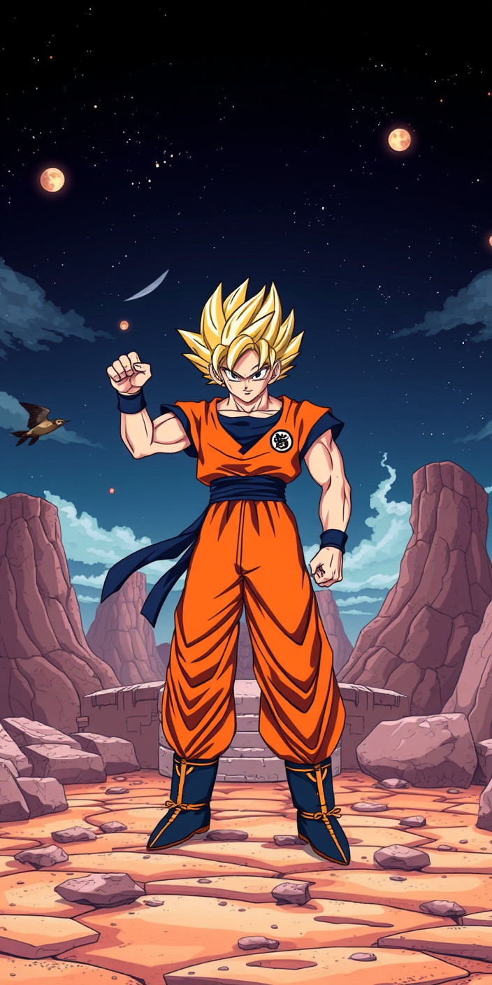 Dragonball z 4 Phone Wallpaper