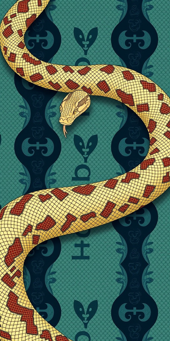 Gucci snake 14 Phone Wallpaper