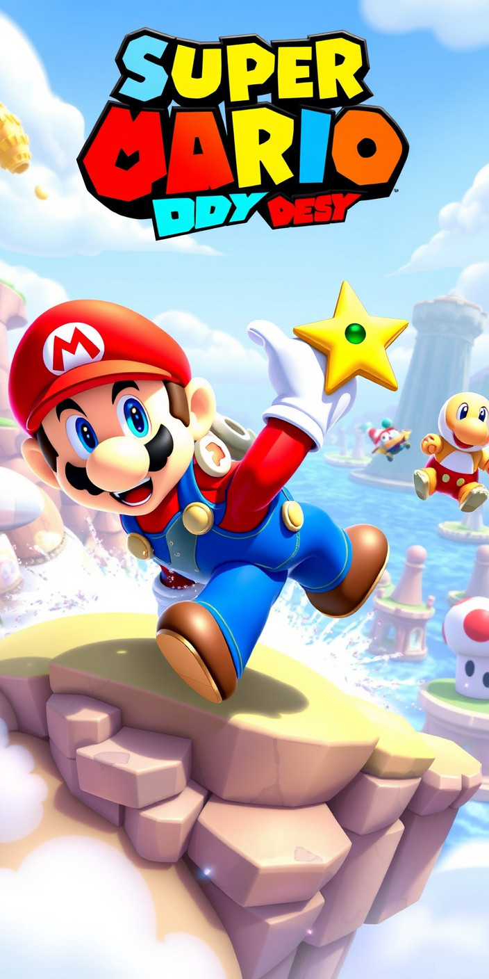 Super mario odyssey 7 Phone Wallpaper