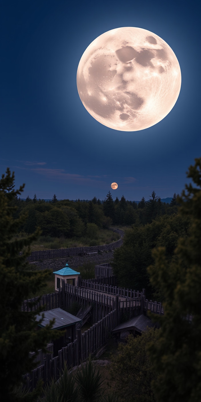 Full moon 5 Phone Wallpaper