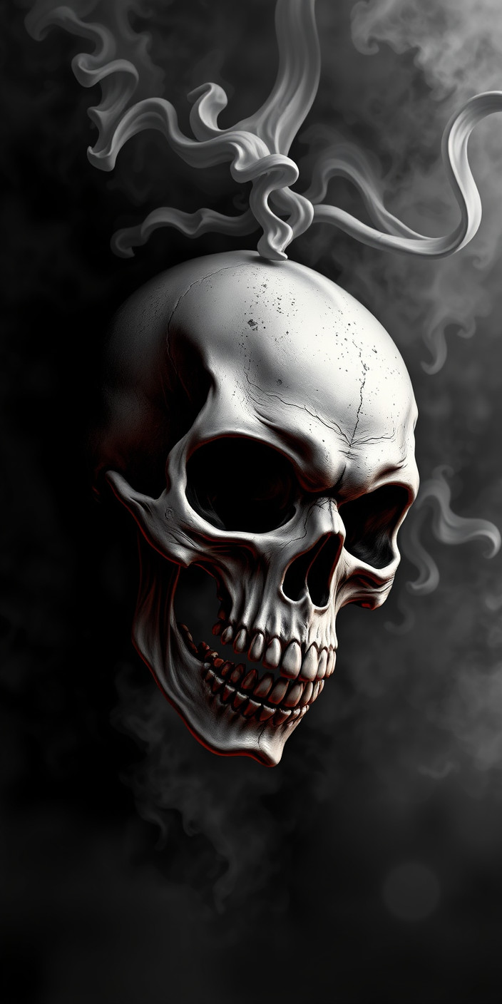 Skull 6 Phone Wallpaper