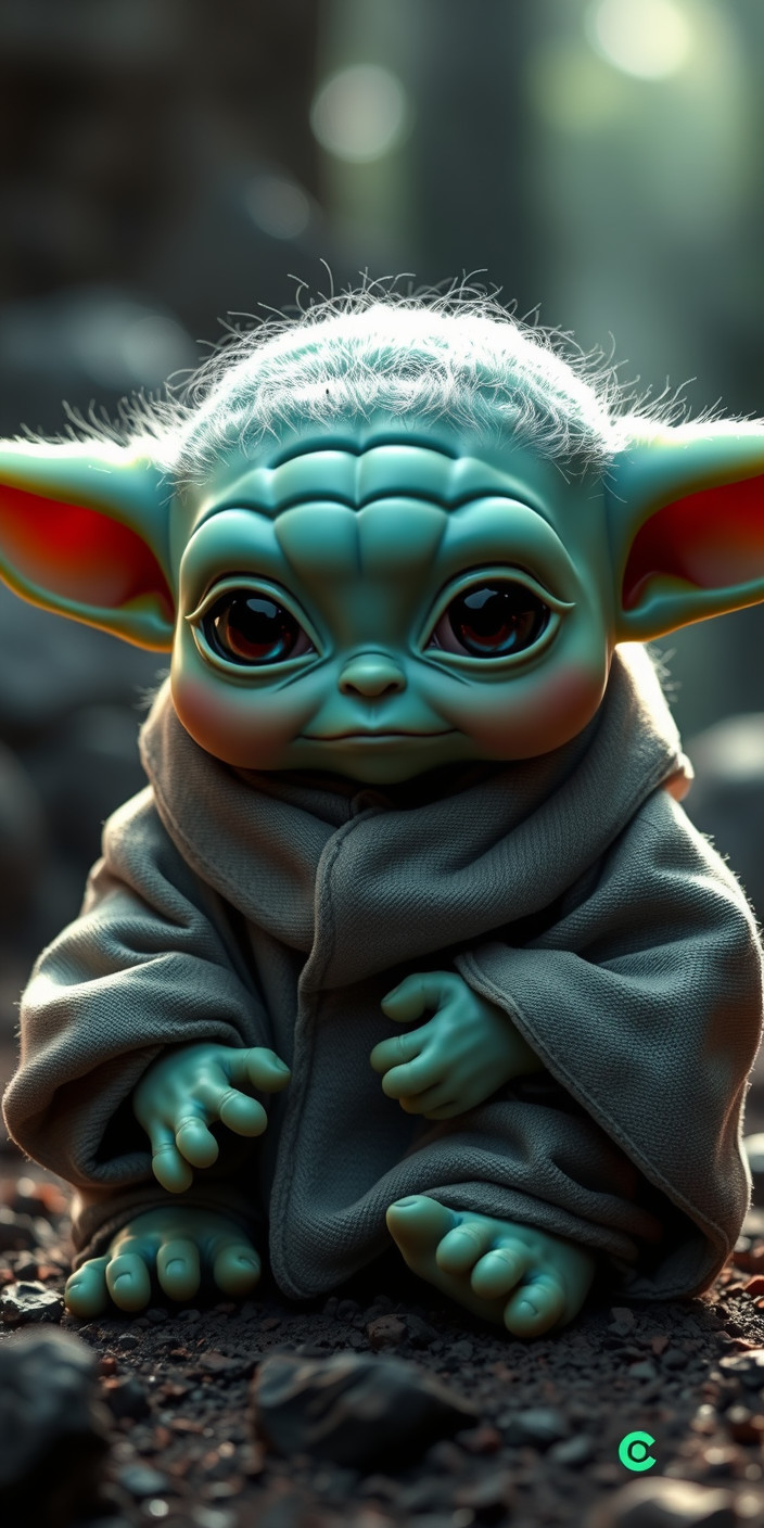 Baby yoda  i 8 Phone Wallpaper