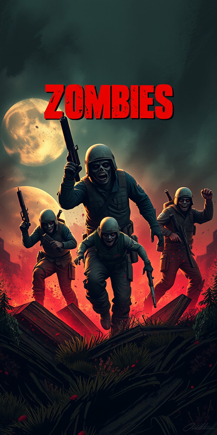 Cod zombies 4 Phone Wallpaper