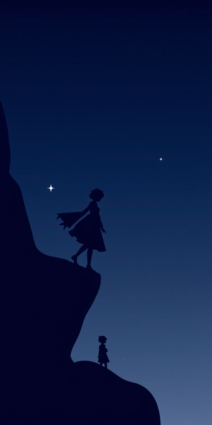 Anime minimalist 3 Phone Wallpaper