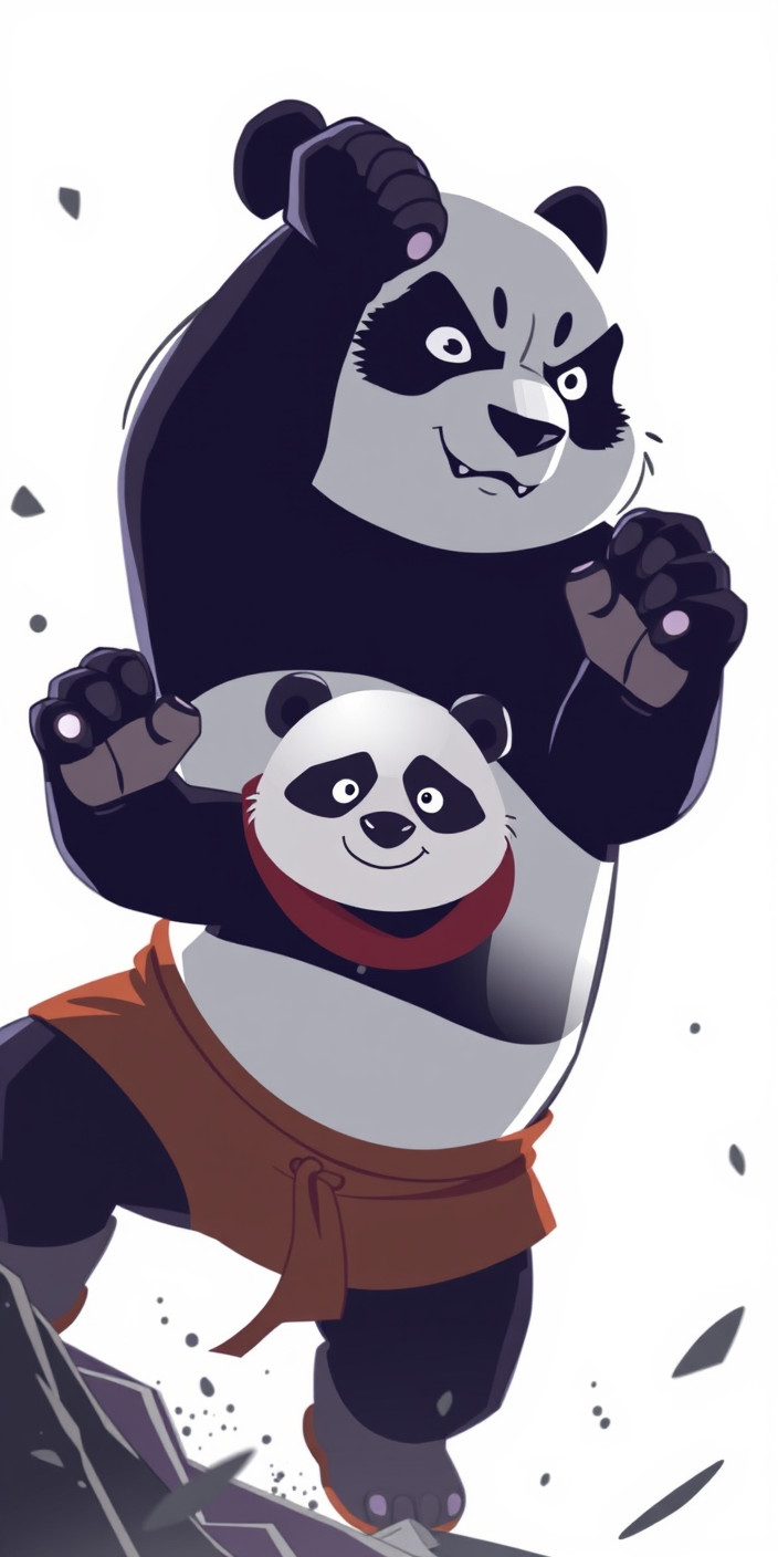 Kung fu panda 3 Phone Wallpaper