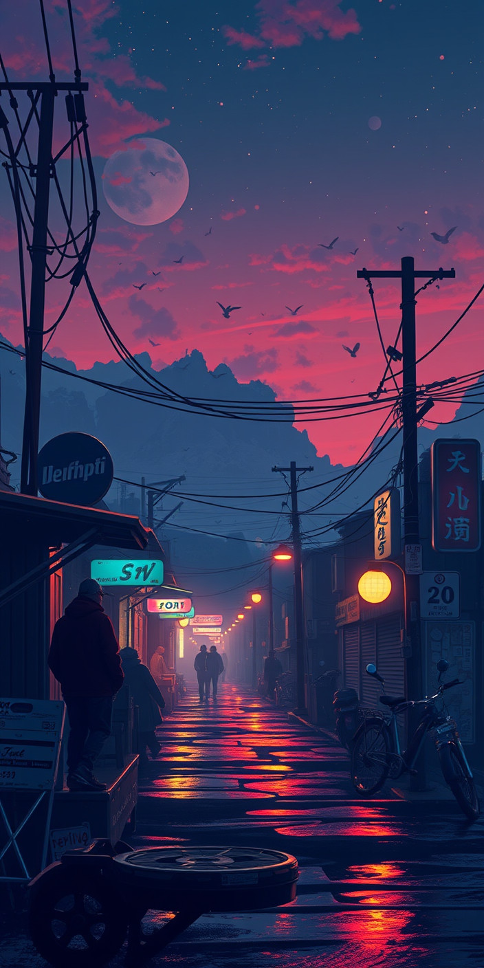 Lofi hiphop 1 Phone Wallpaper