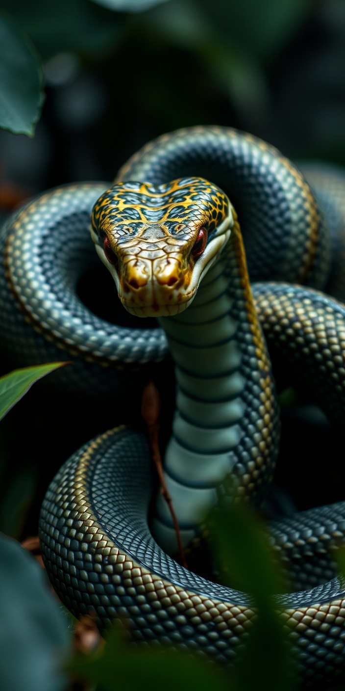 Snake 10 Phone Wallpaper