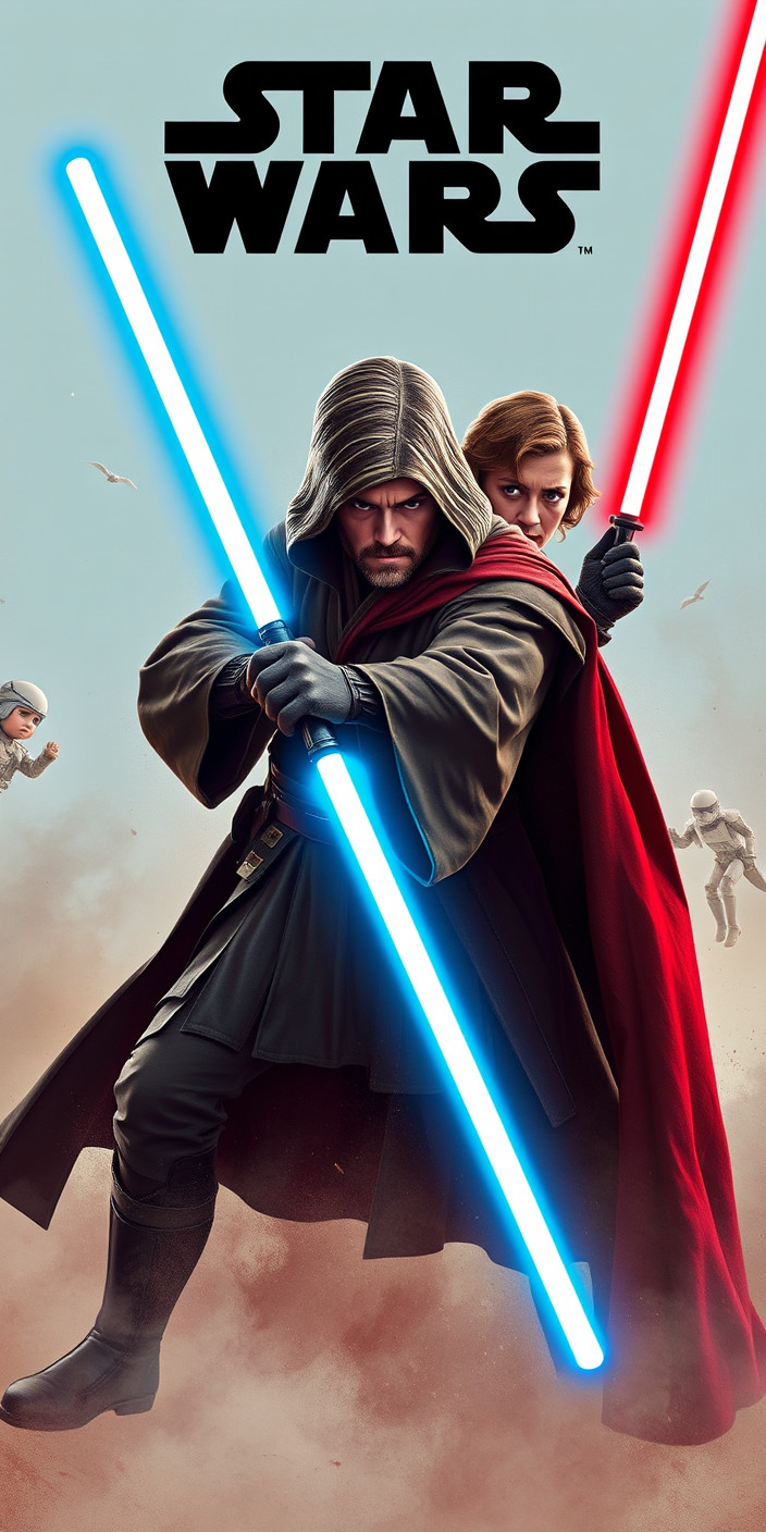 Anakin vs obi wan 7 Phone Wallpaper
