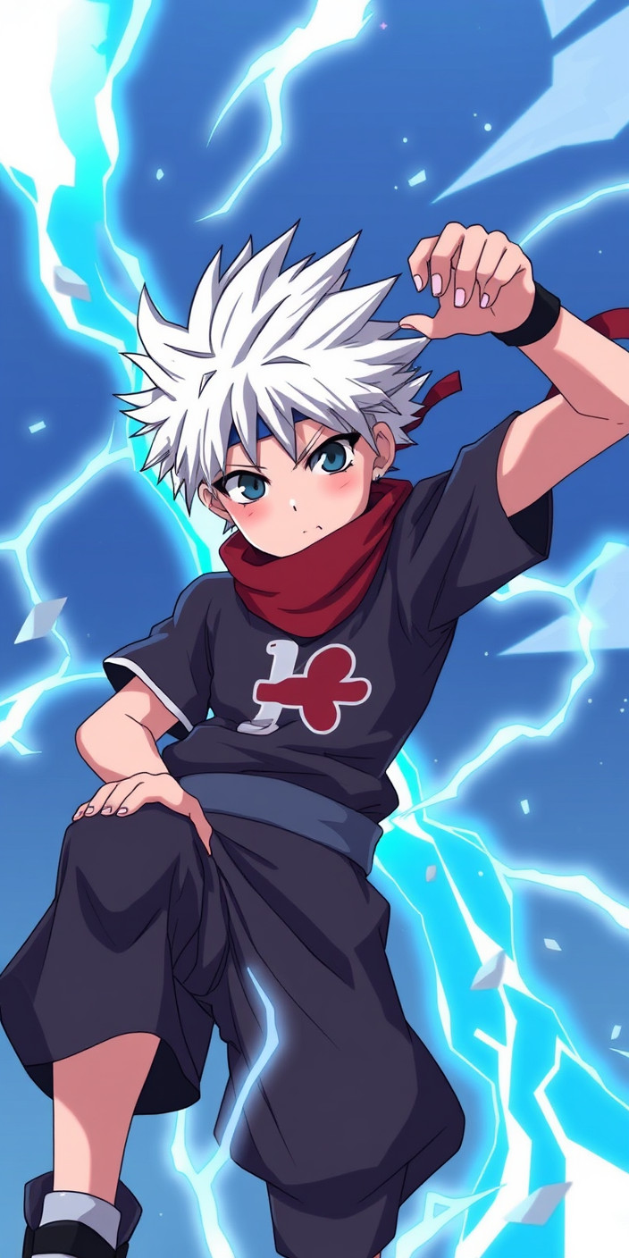 Killua 6 Phone Wallpaper