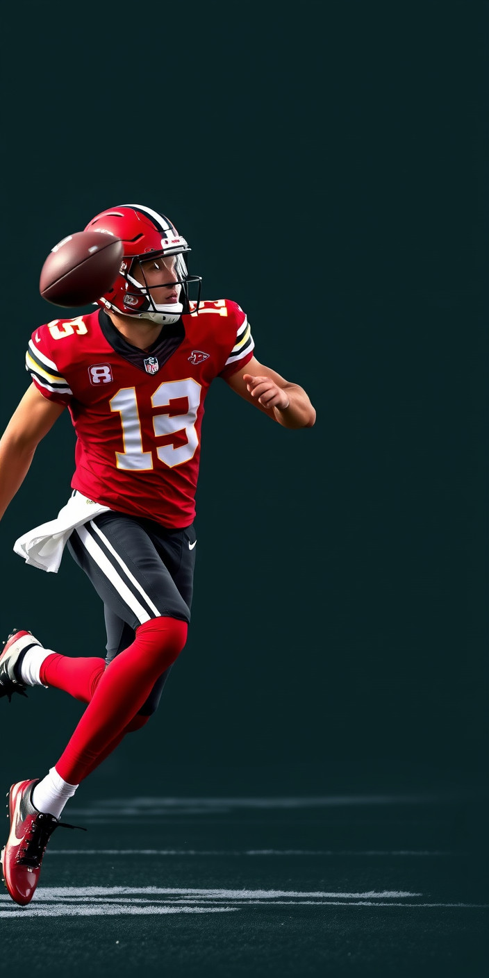 Patrick mahomes 1 Phone Wallpaper
