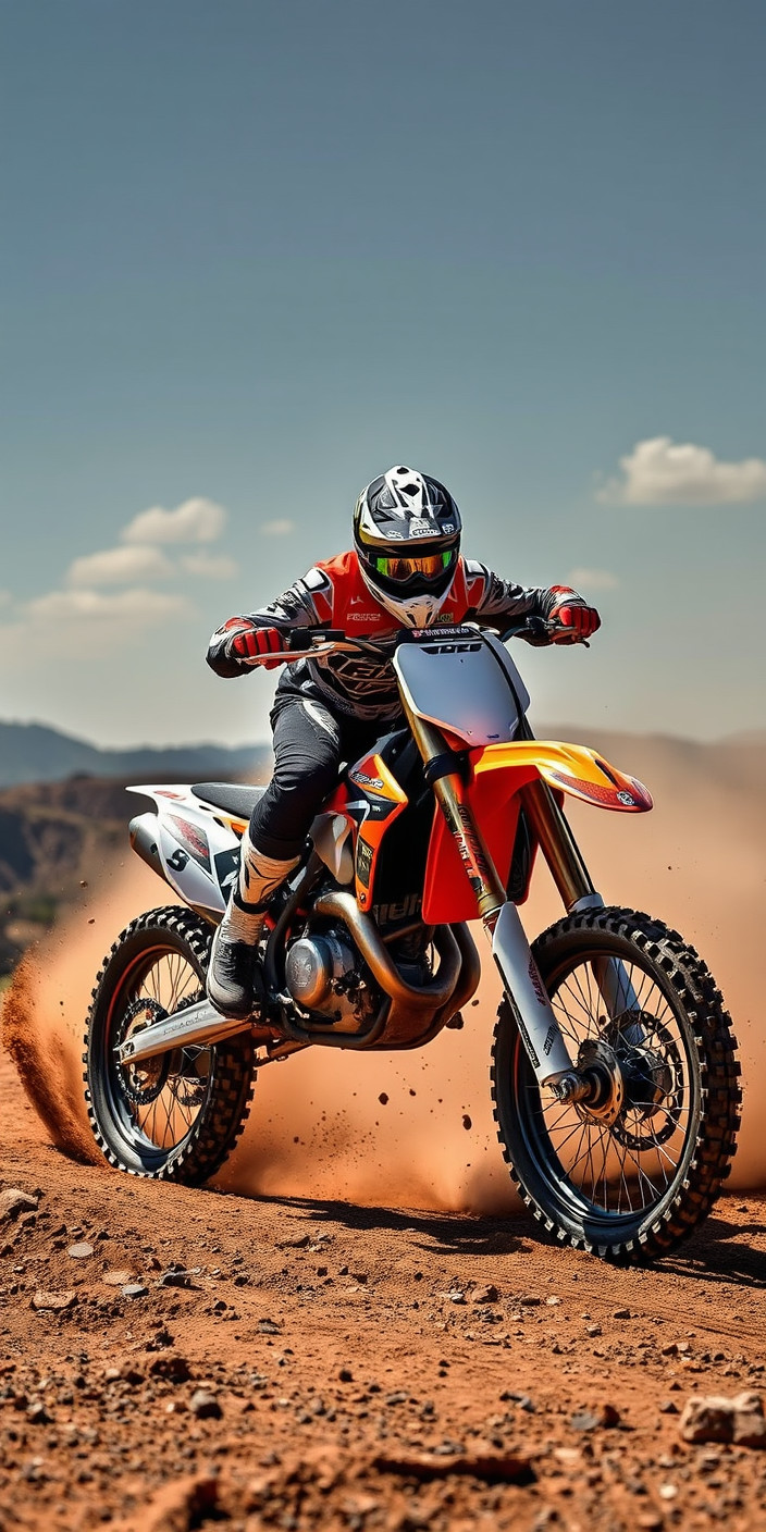 Dirt bike 6 Phone Wallpaper