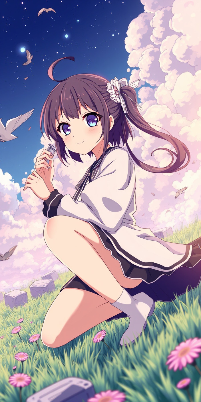 8k anime 3 Phone Wallpaper