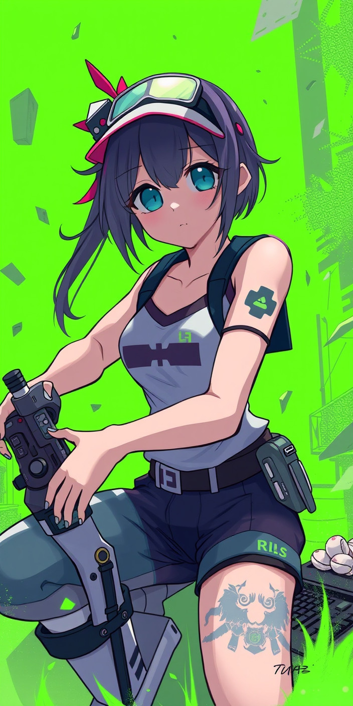 Gamer girl 4 Phone Wallpaper