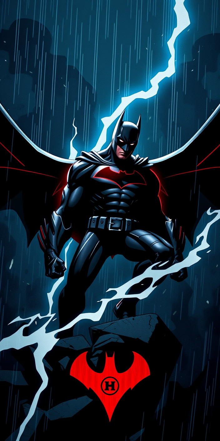 Batman beyond 4 Phone Wallpaper