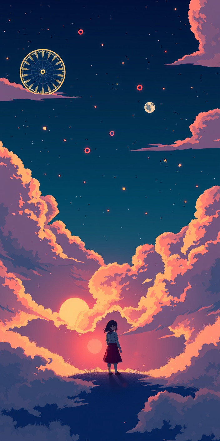 Kizumonogatari 13 Phone Wallpaper