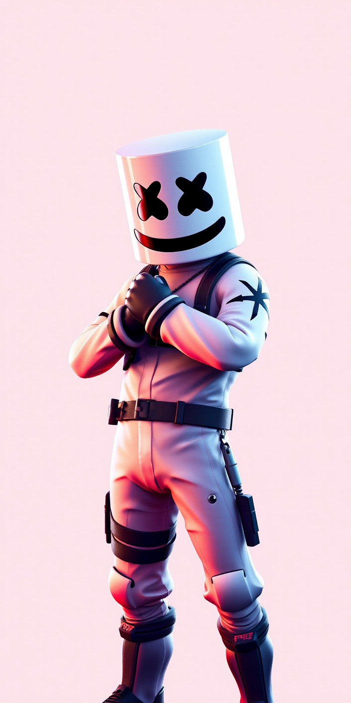Marshmello  fortnite 2 Phone Wallpaper