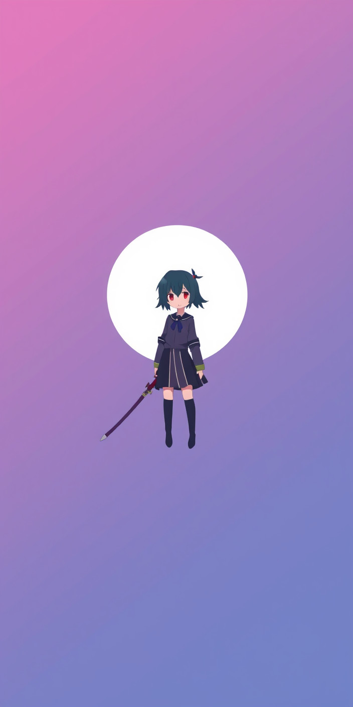 Anime minimalist 4 Phone Wallpaper