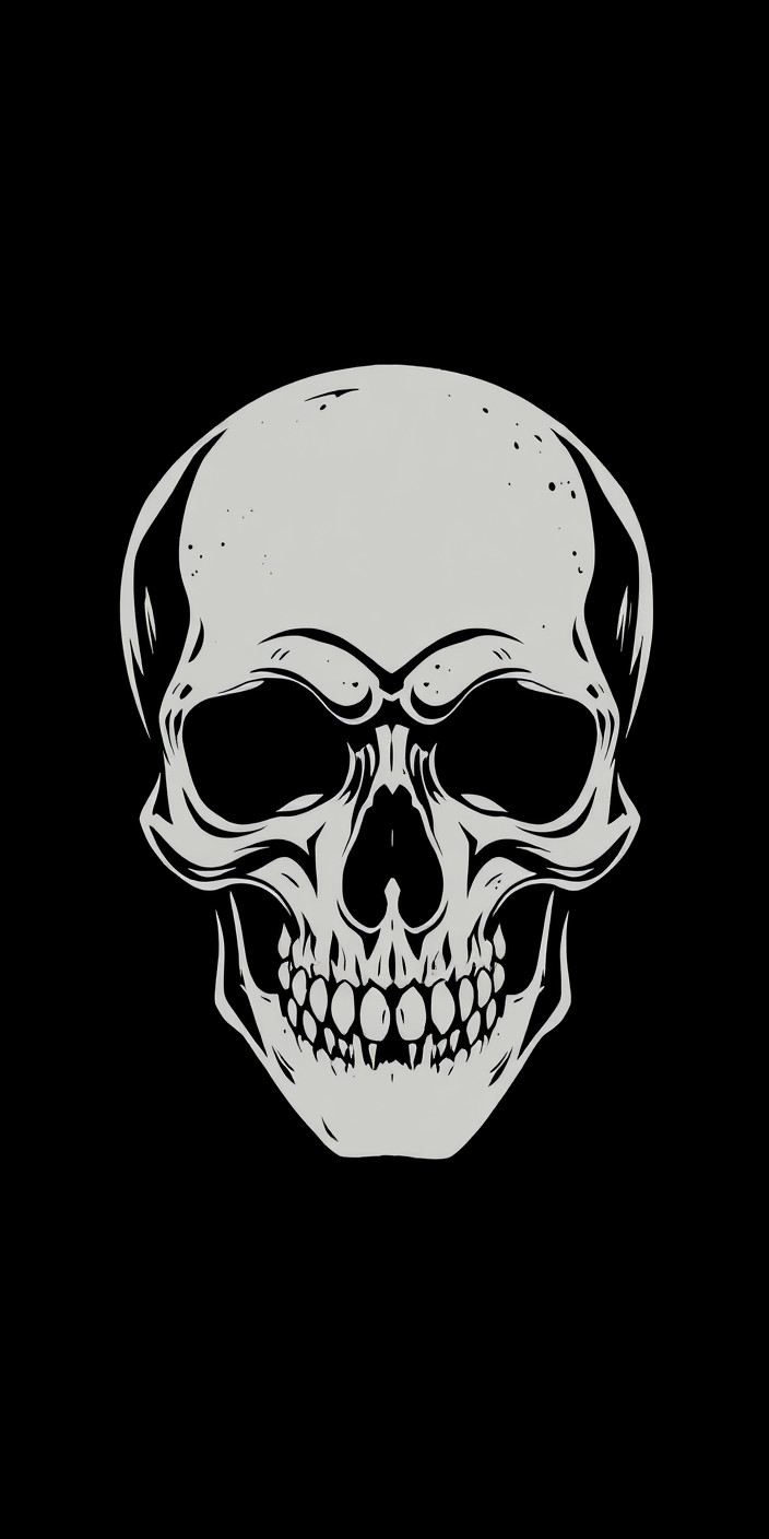 Skull 5 Phone Wallpaper