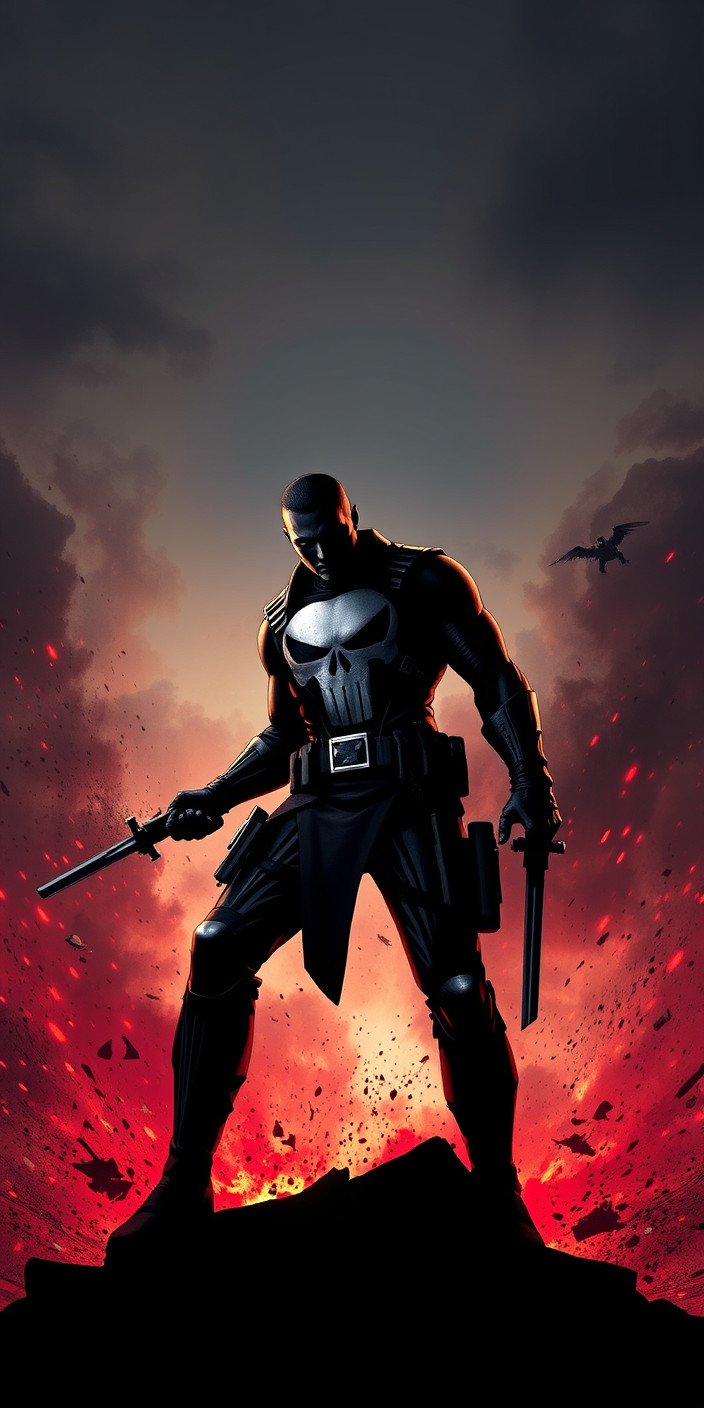 Punisher 9 Phone Wallpaper