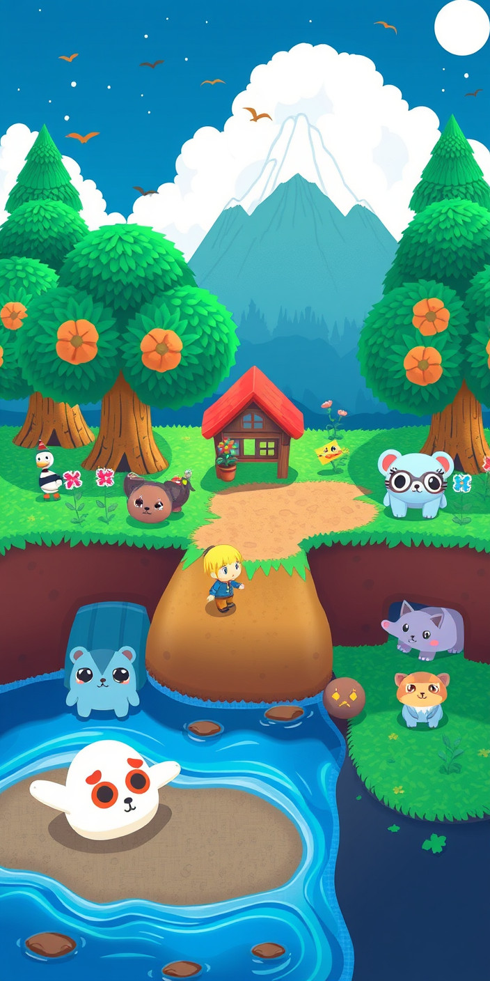 Animal crossing 5 Phone Wallpaper