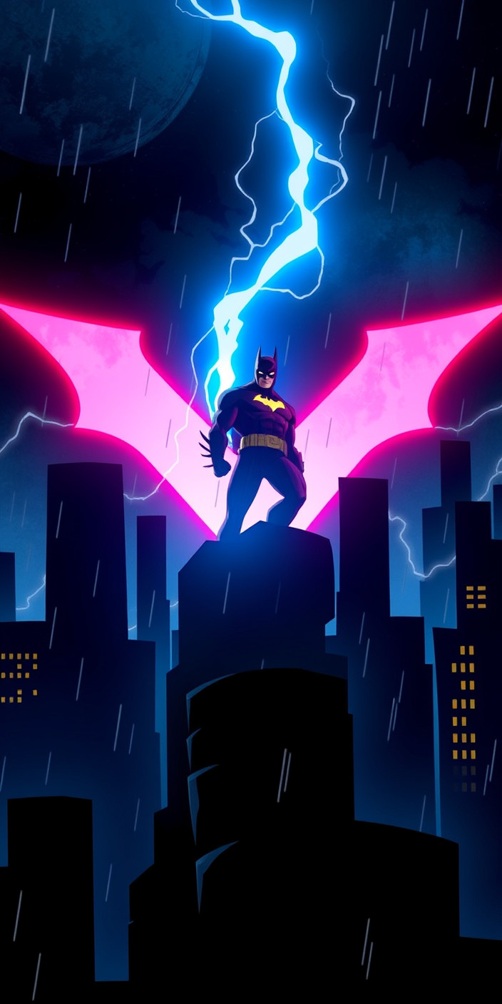 Batman beyond 1 Phone Wallpaper