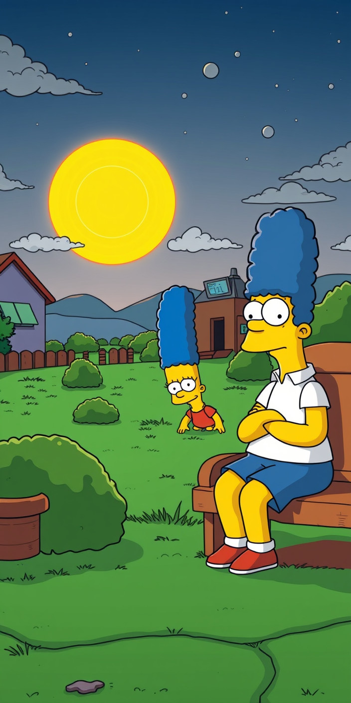 Simpsons  sad 10 Phone Wallpaper