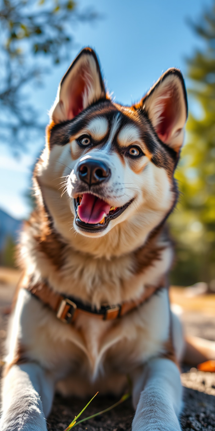 Husky 8 Phone Wallpaper