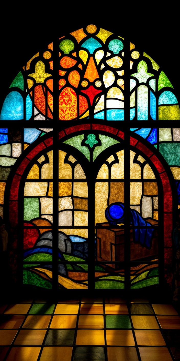 Stained glass 1 Phone Wallpaper