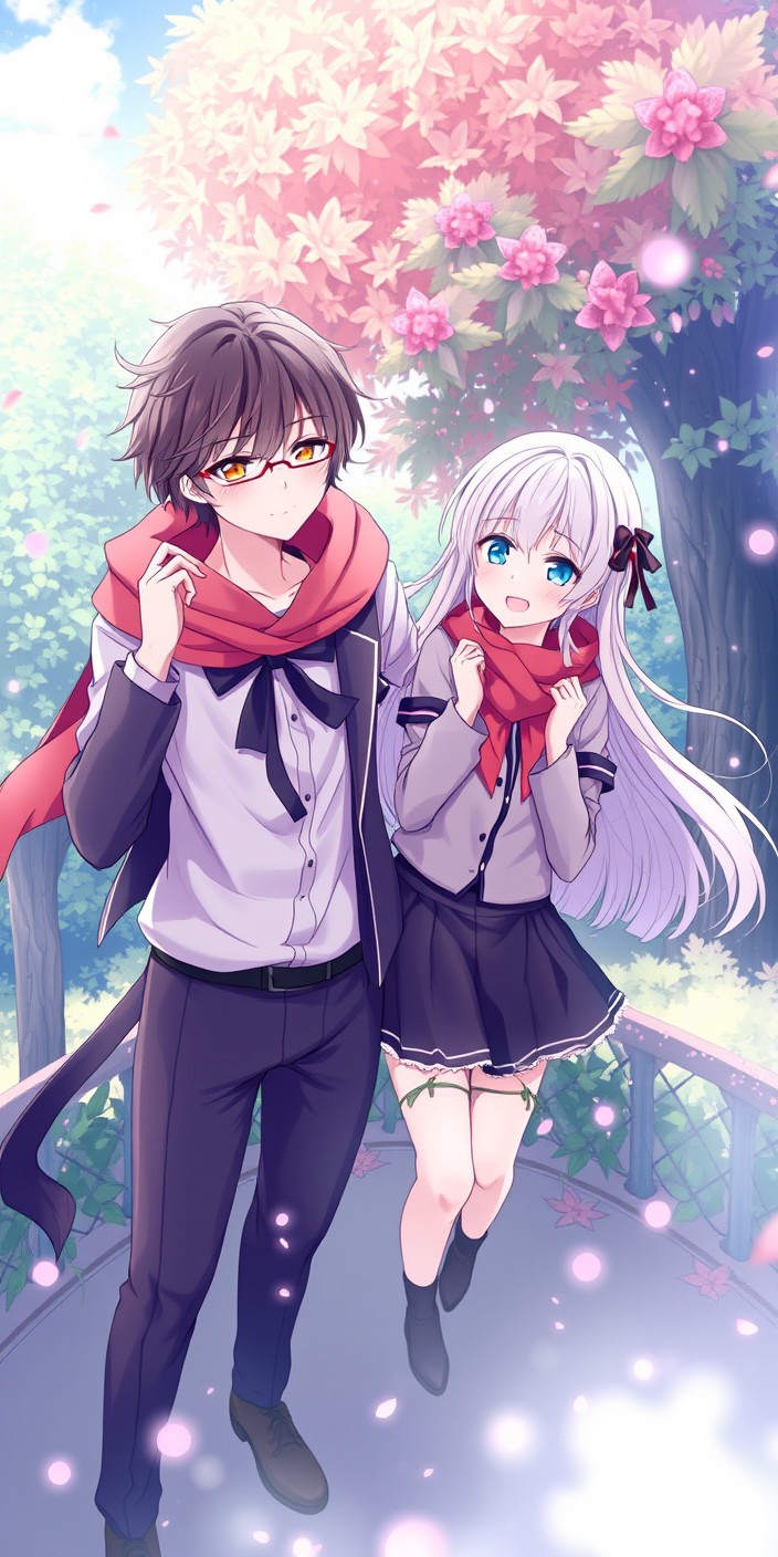 Anime couple 3 Phone Wallpaper