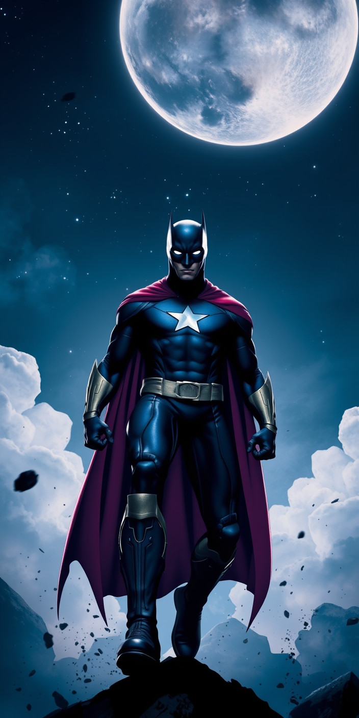 Superhero 7 Phone Wallpaper