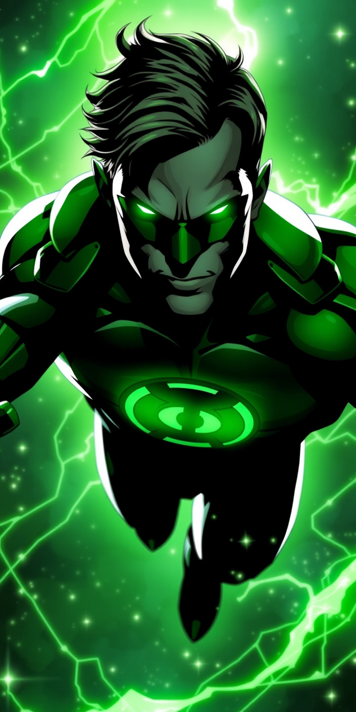 Green lantern 8 Phone Wallpaper