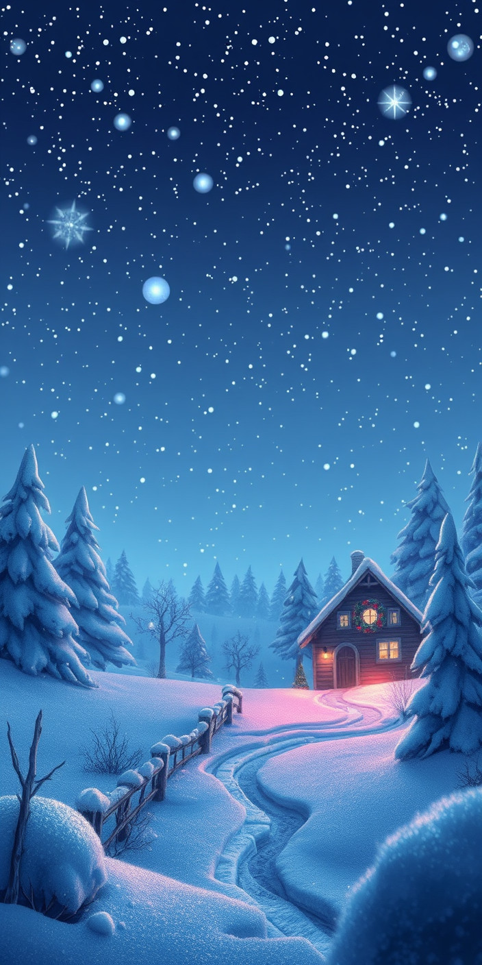 Animated winter 1 Phone Wallpaper