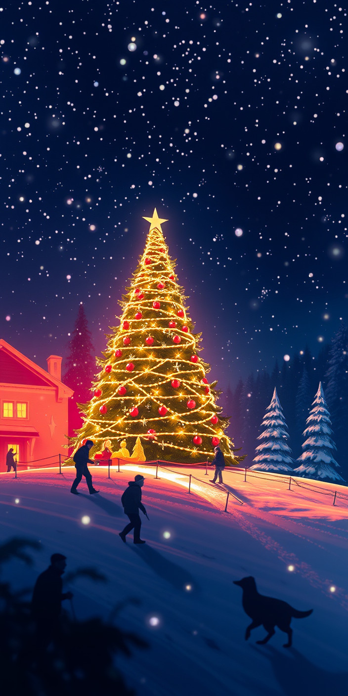 Live christmas  i 4 Phone Wallpaper