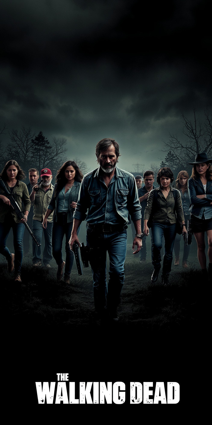 The walking dead 9 Phone Wallpaper