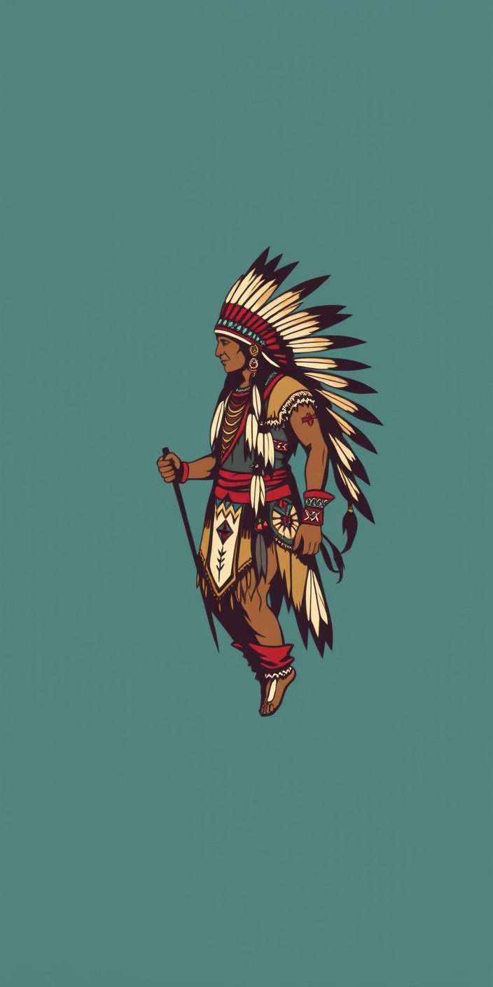 Native american indian 1 Phone Wallpaper