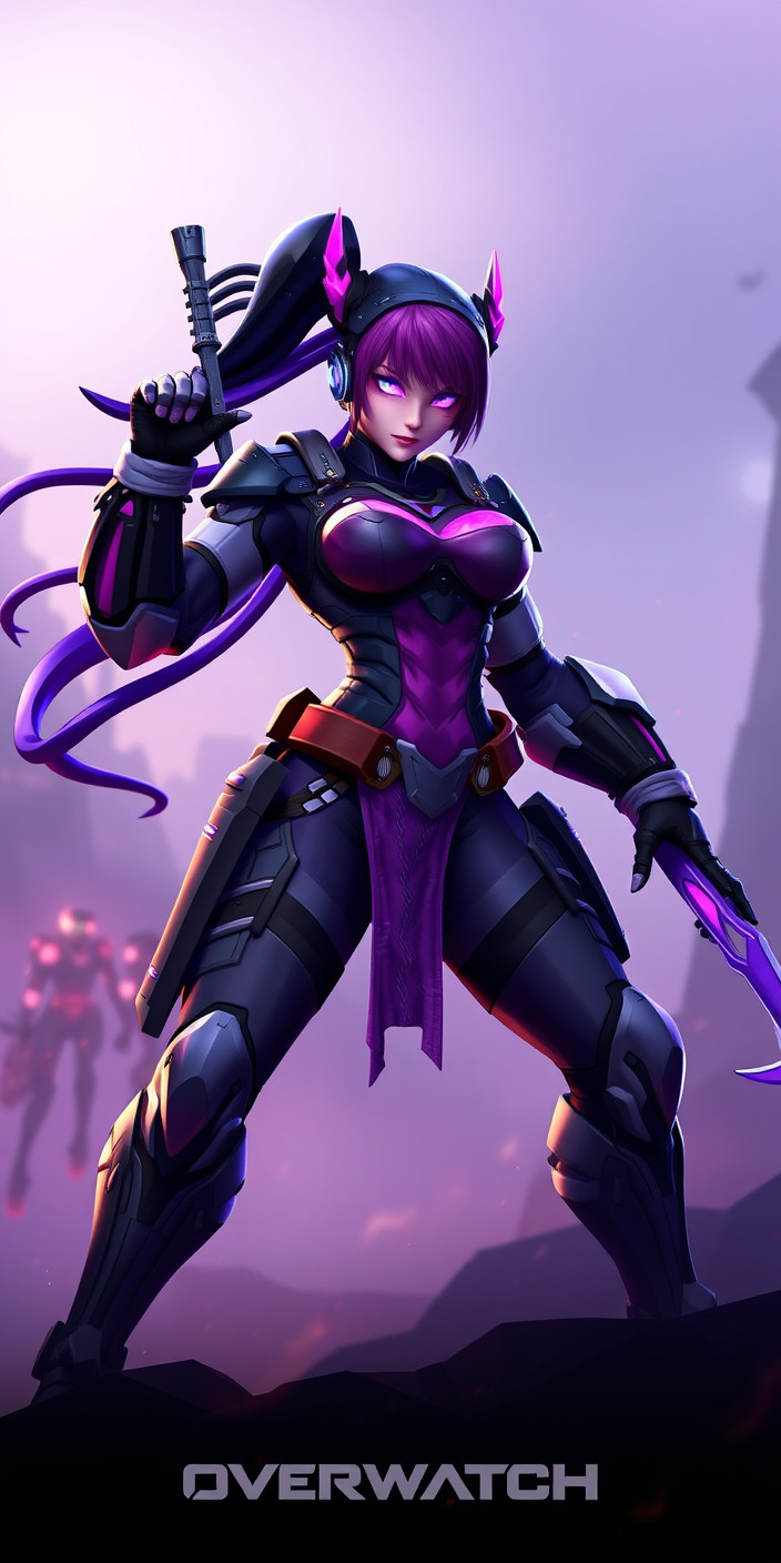 Overwatch  widowmaker 9 Phone Wallpaper