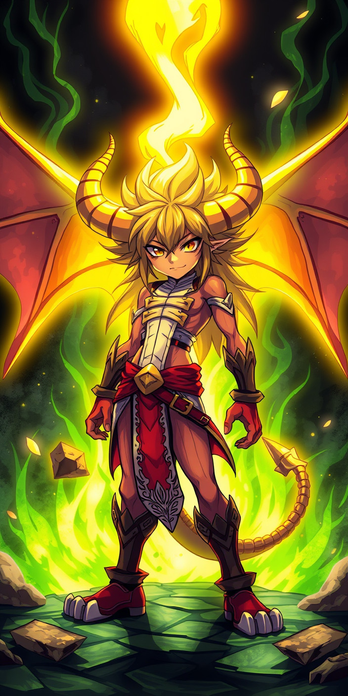 Meliodas demon form 14 Phone Wallpaper