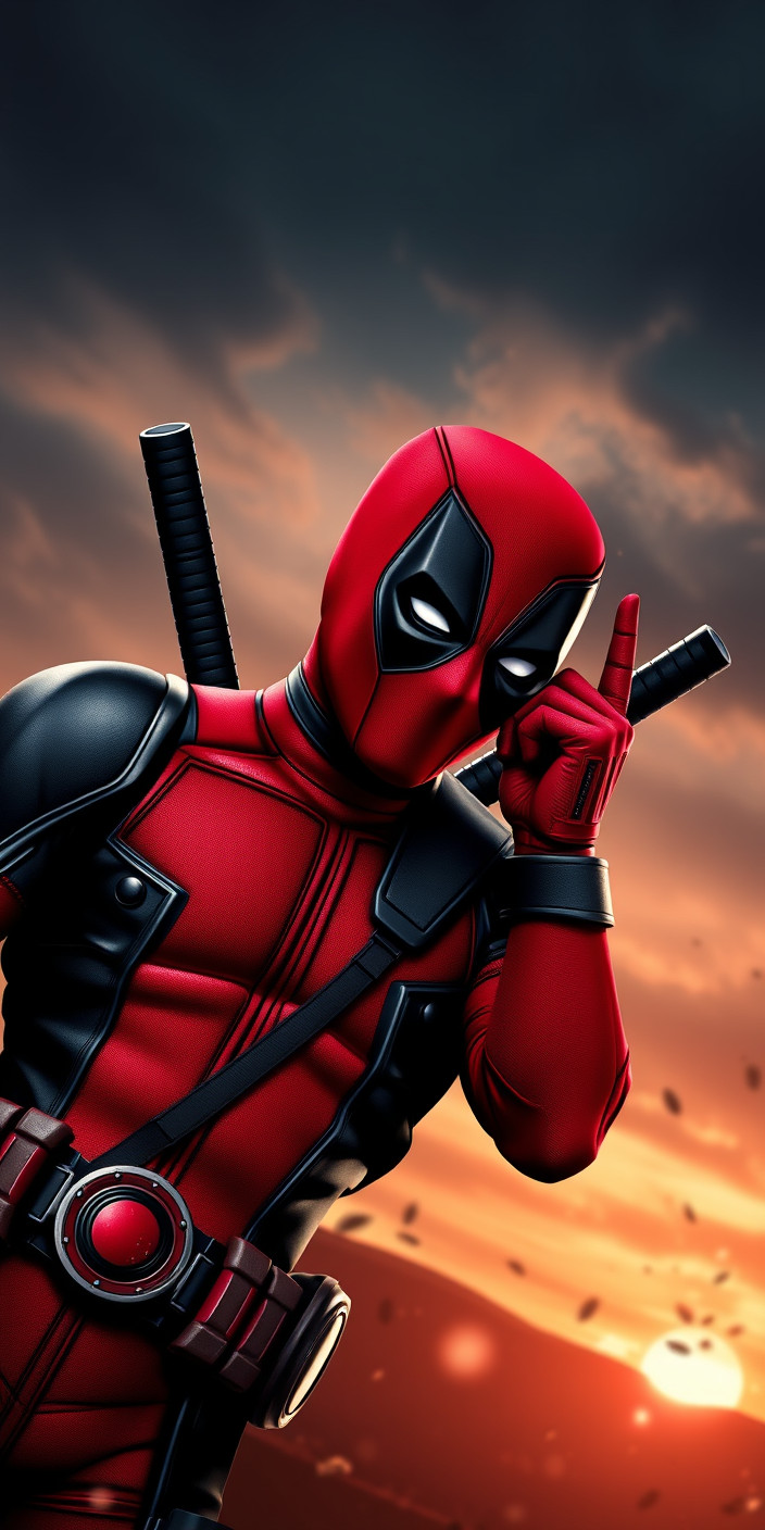 Deadpool 6 Phone Wallpaper