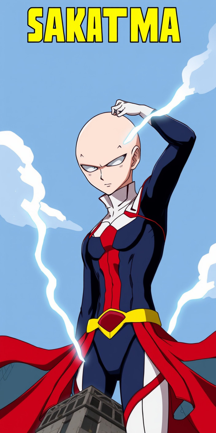 Saitama 6 Phone Wallpaper