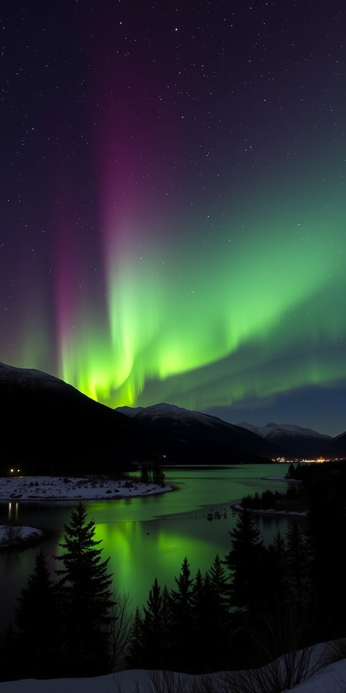 Northern lights 5 Phone Wallpaper