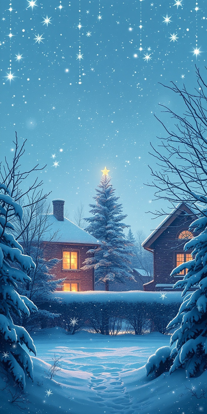 I winter christmas 5 Phone Wallpaper