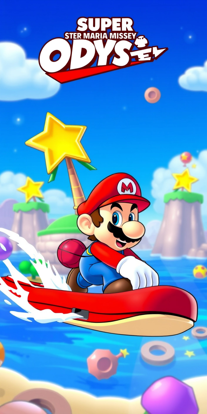 Super mario odyssey 4 Phone Wallpaper