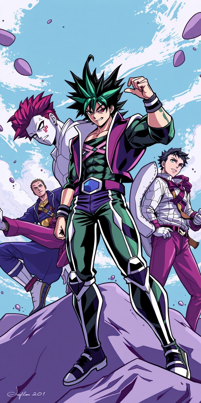 Jojo's bizarre adventure 9 Phone Wallpaper